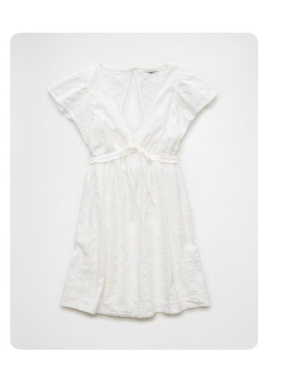 American Eagle Ruffle Sleeve Mini Dress